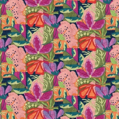 Toalha de Mesa 100% Algodão Flores KIRIKU - Tessitura