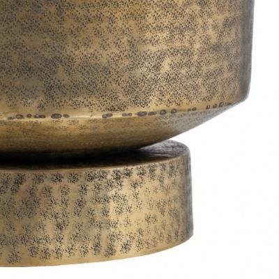 Vaso Alumínio Ouro Velho Pequeno