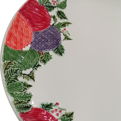 Centro de Mesa 42 - Coleção Bolas de Natal - Bordallo Pinheiro