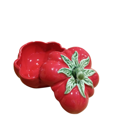 Tomate Caixa Grande  - Coleção  Tomate -  Bordallo Pinheiro