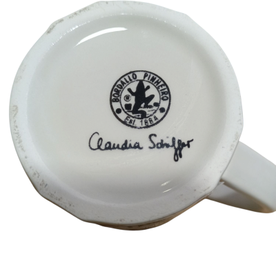 Caneca borboletas - Coleção Cloudy Butterflies  by Claudia Schiffer -  Bordallo Pinheiro