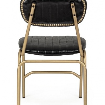 Cadeira Addy Verde ou preto dourado