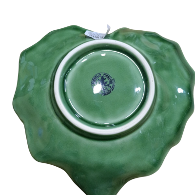 Folha com Pássaro Azul - Bordallo Pinheiro