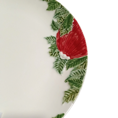 Prato Raso - Coleção Bolas de Natal - Bordallo Pinheiro