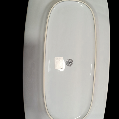 Travessa  Branco Antique - Coleção Flora - Bordallo Pinheiro