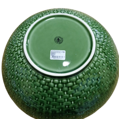 Saladeira 35cm - Coleção Azevinho -   Bordallo Pinheiro