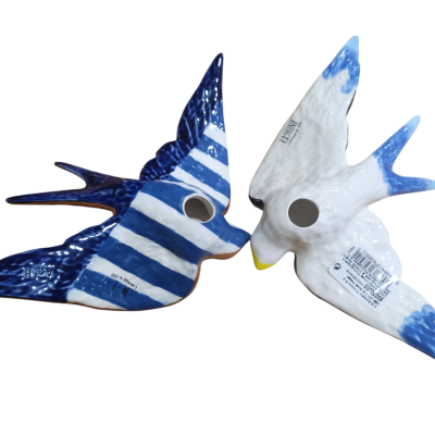 Conjunto duas Andorinhas -  Portuguesa e Francesa - Bordallo Pinheiro Edição Especial e Limitada