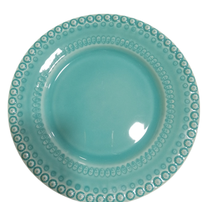Prato Fruta Verde Água - Coleção Fantasia - Bordallo Pinheiro Prato Fruta Verde Água - Coleção Fantasia - Bordallo Pinheiro