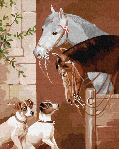 O Encontro no Celeiro dos Cavalos do ©Carl Reichert