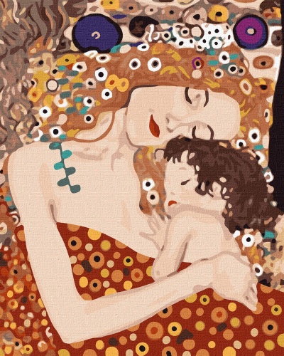 A Mãe e a Criança de Gustav Klimt