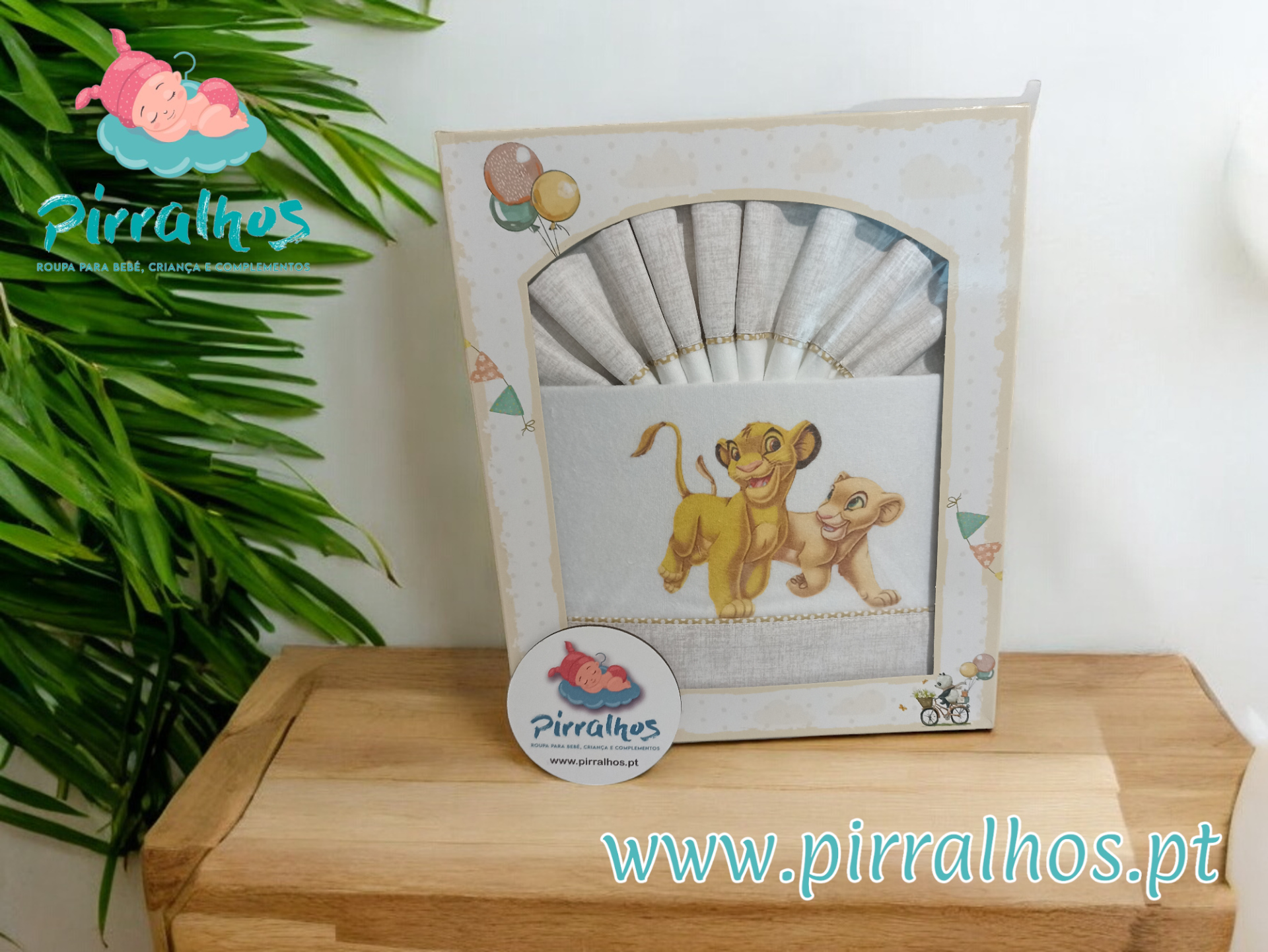 Conjunto lençóis flanela Simba e Nara - NEXT TO ME/alcofa