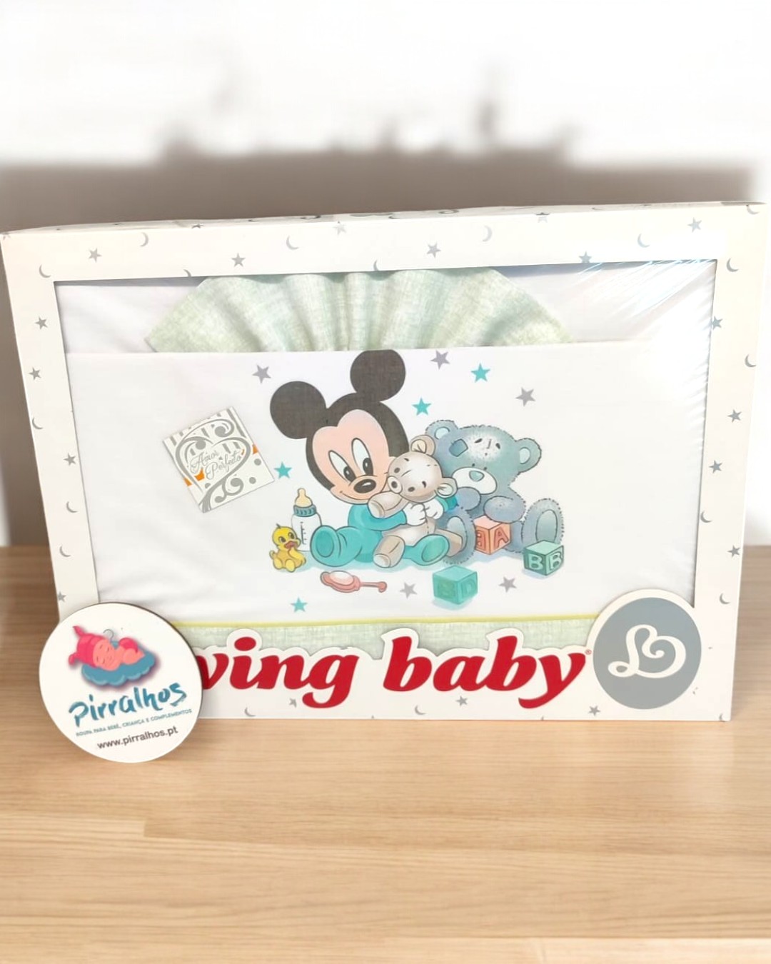 Lençóis de algodão Mickey Brinquedos- Next to me / alcofa