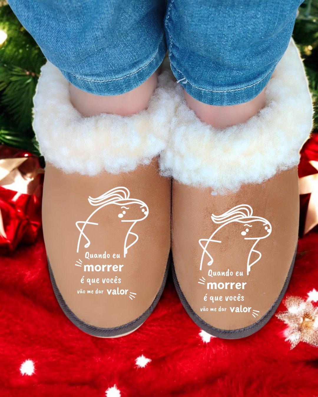 Chinelos Personalizados "Quando eu morrer... "