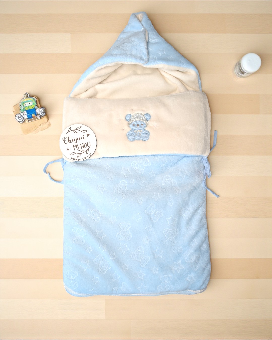 Saco de ovo/ Saco de dormir/ saco de transporte Ursinho de malha