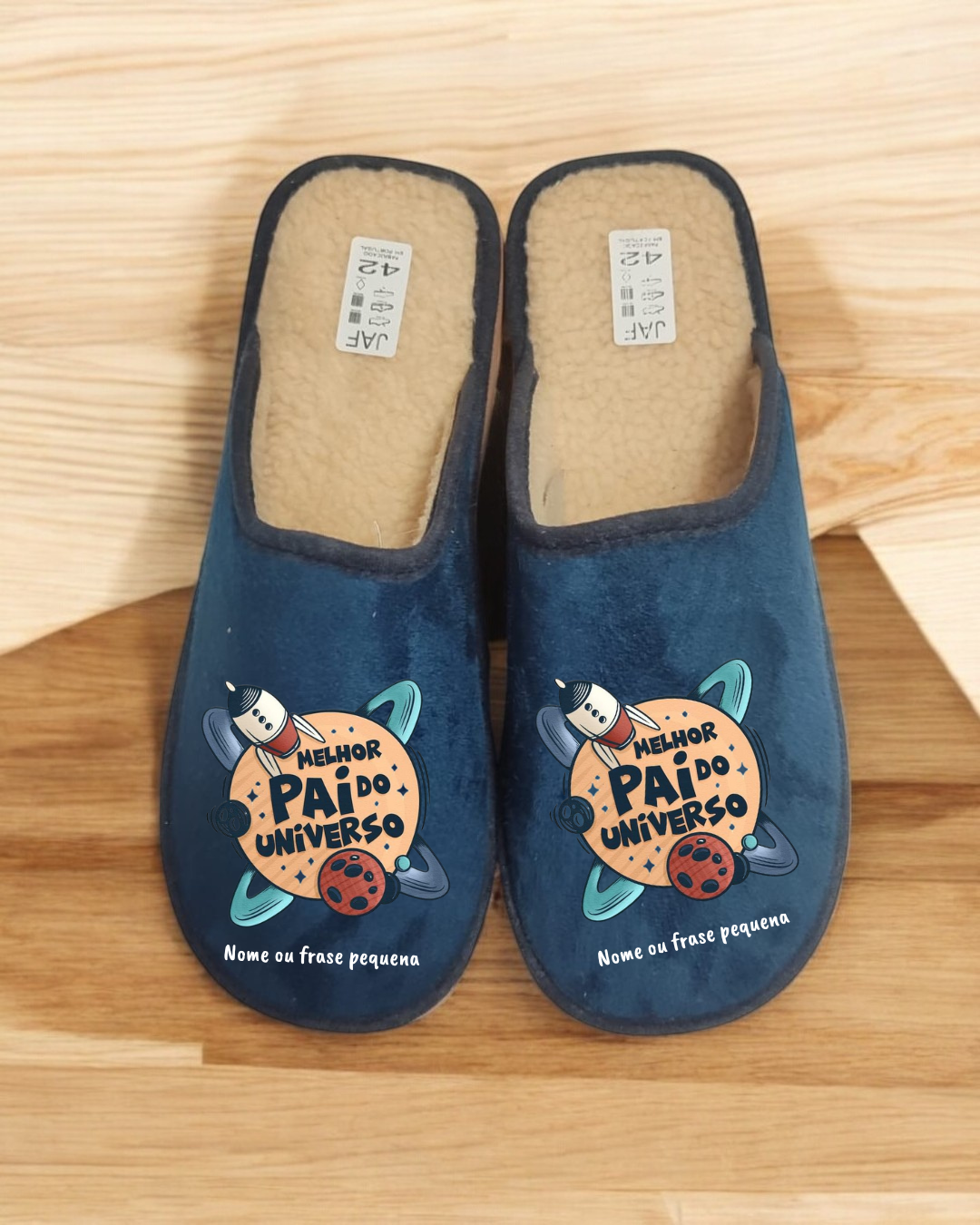 Chinelos Personalizados "O melhor pai do universo"