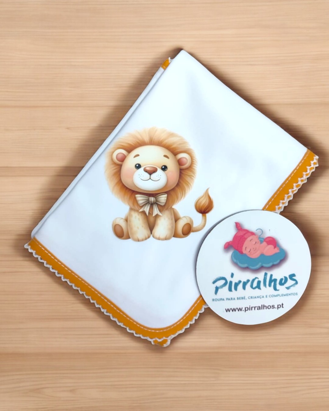 Fralda de algodão Leão - EXCLUSIVA PIRRALHOS - 14 cores à escolha