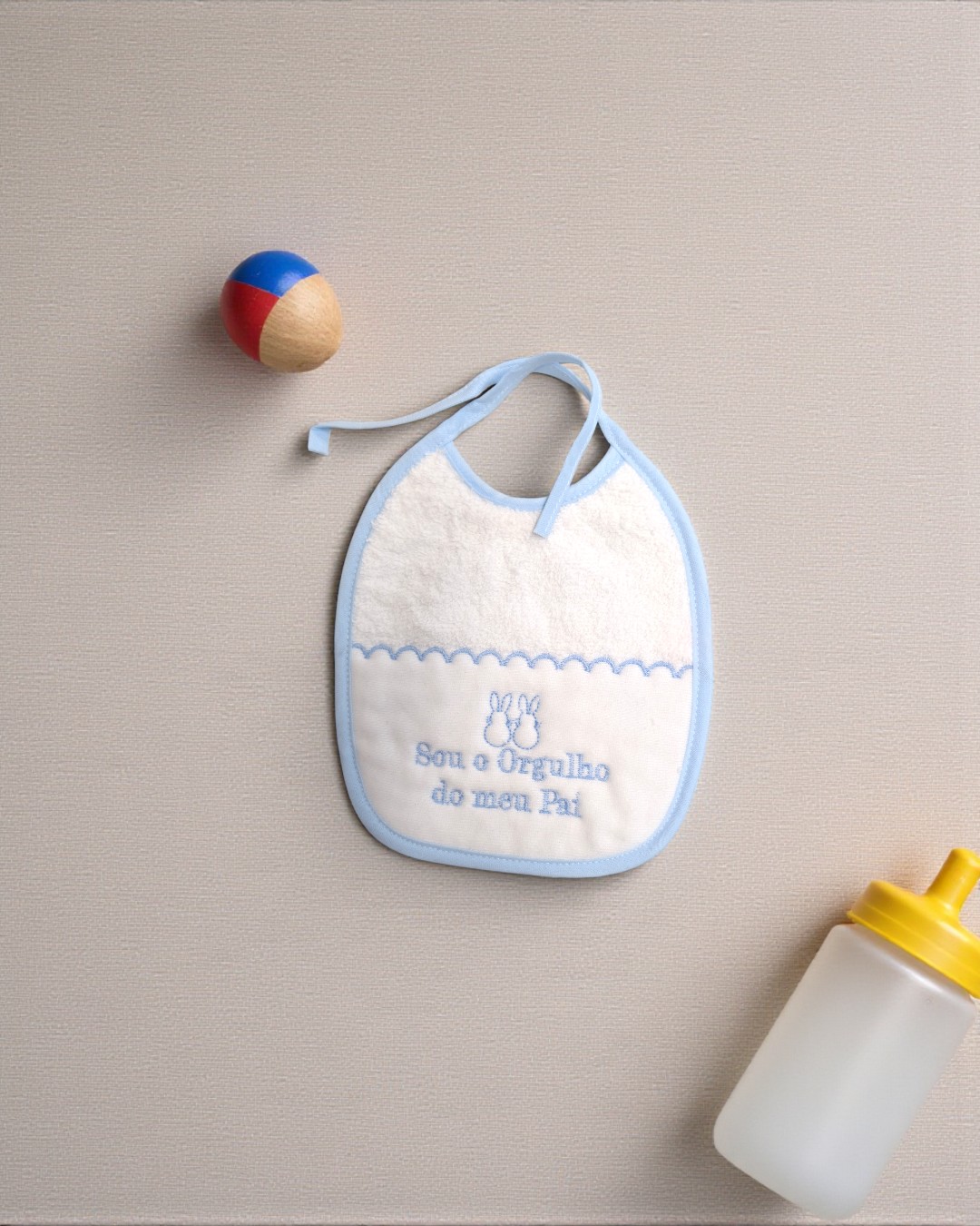 Babete impermeável Sou o orgulho do meu Pai