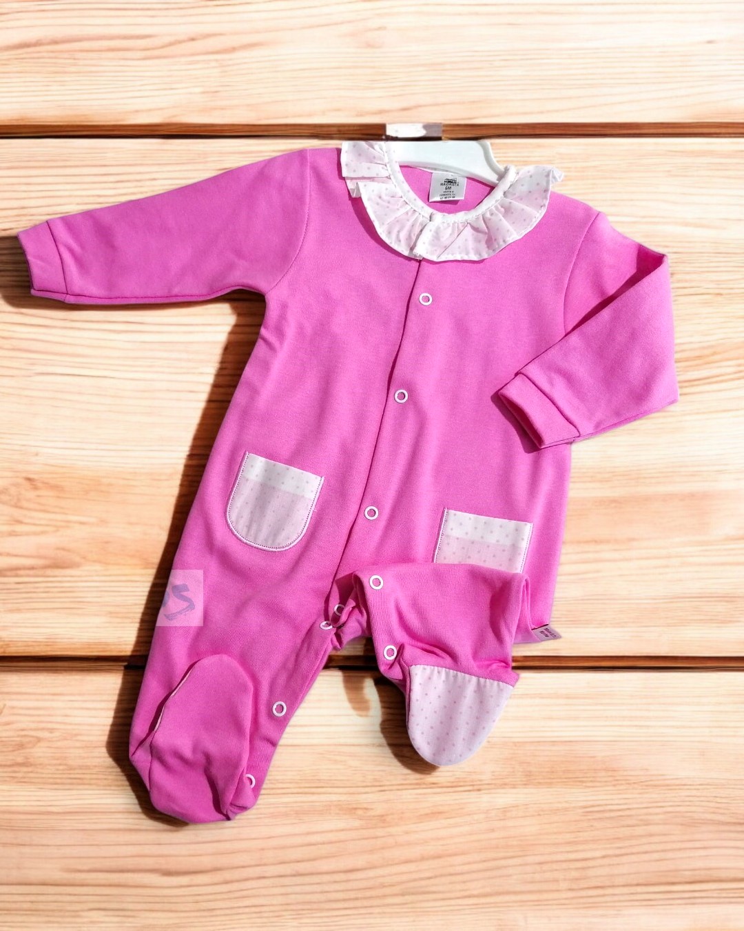 Babygrow de algodão c/ golinha Pintas