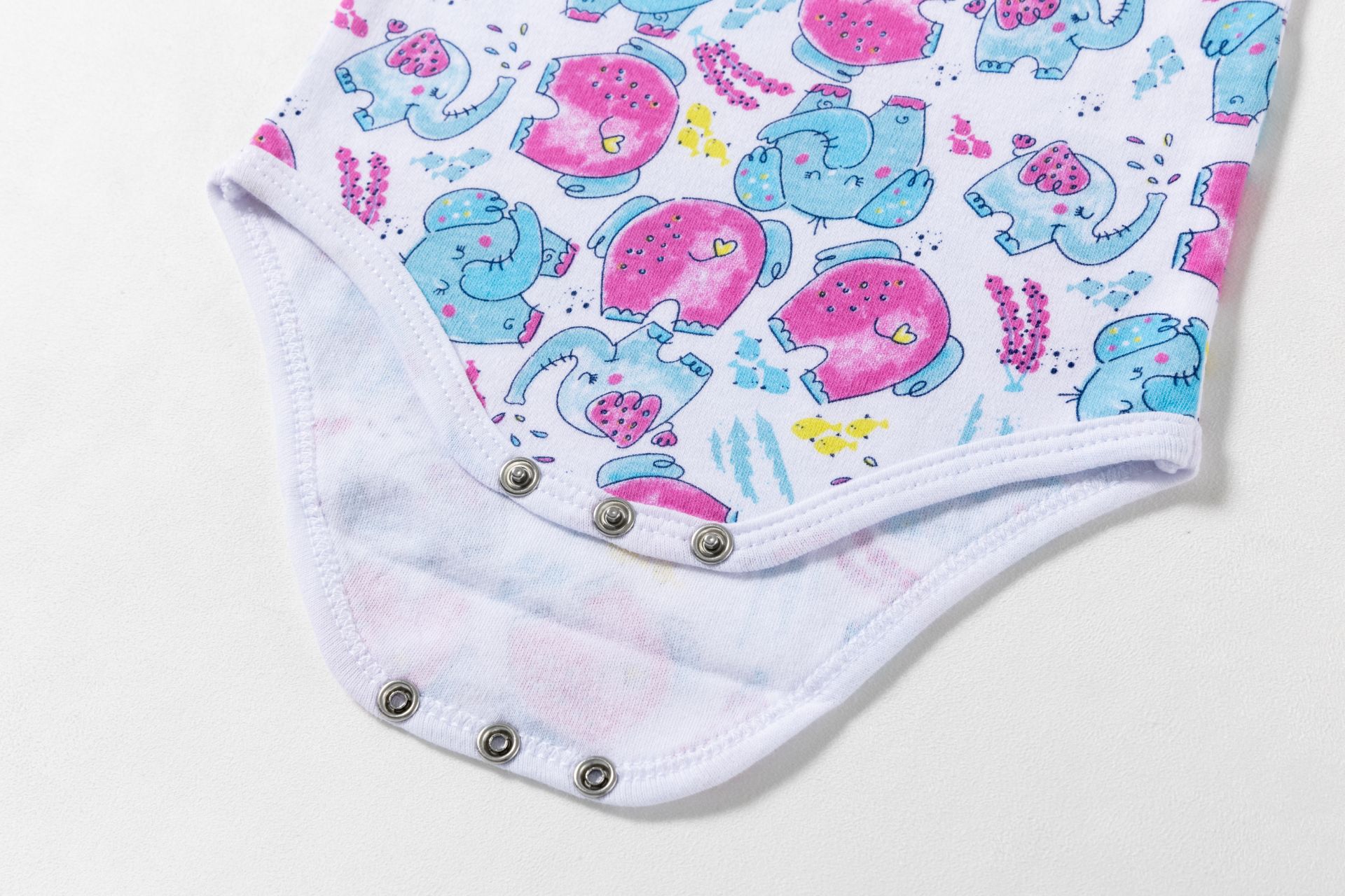 Pack de 2 bodys de alça Elefantes coloridos