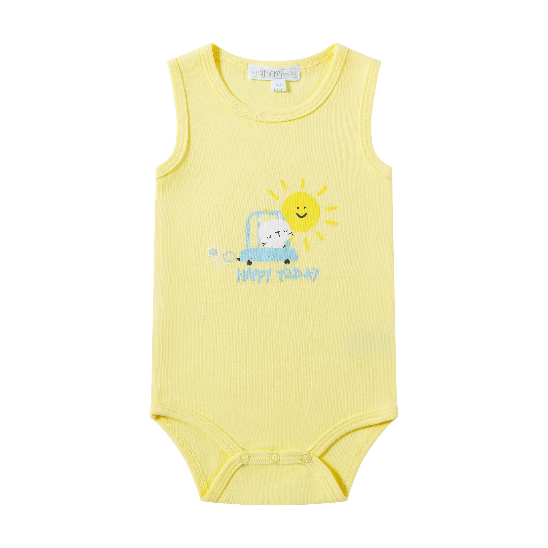 Pack de 2 bodys de manga cava Happy Today