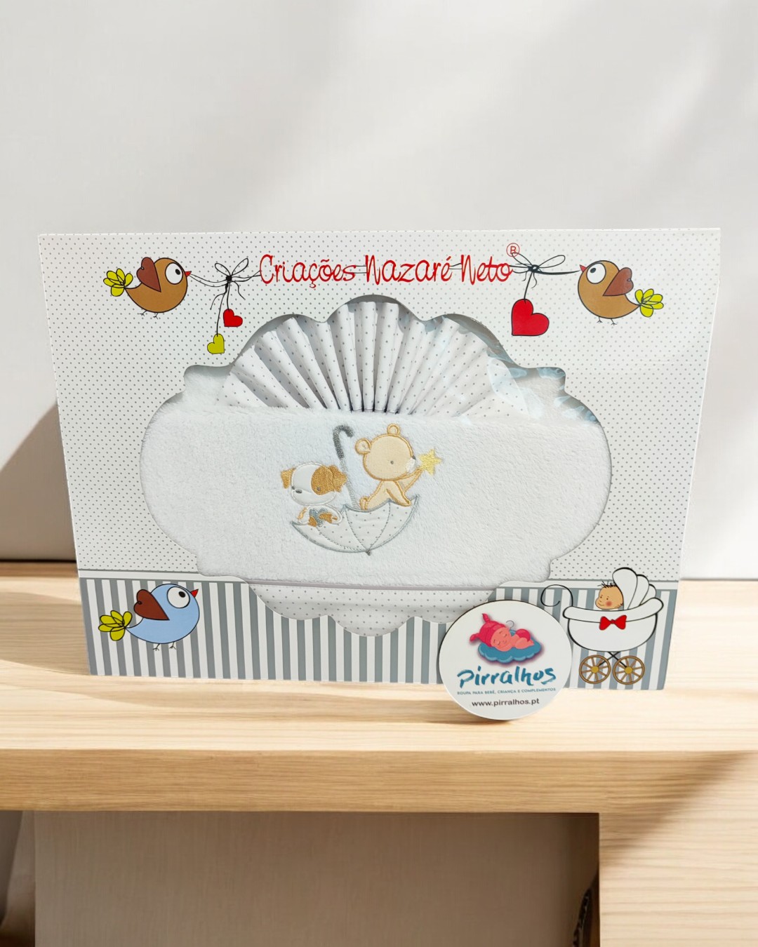 Conjunto lençóis de coralina Animais no chapéu - NEXT TO ME / alcofa