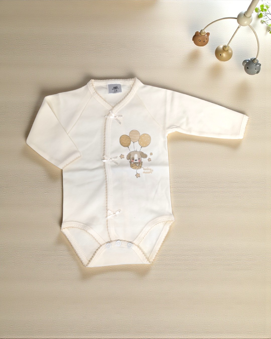 Body sem carda Cãozinho com balões