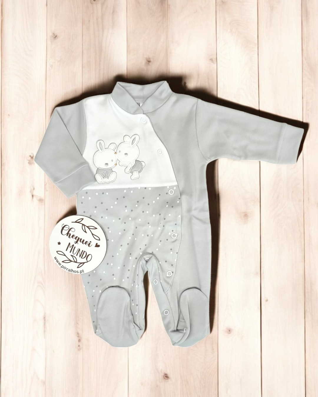 Babygrow de algodão Namorados