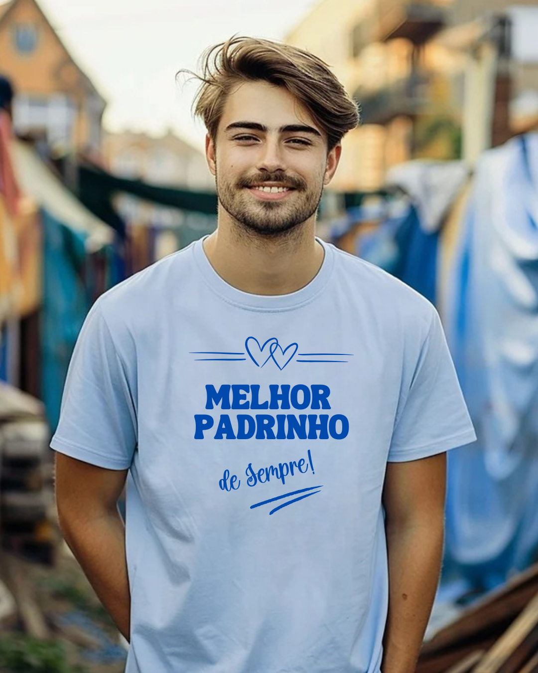 T-shirt - Melhor Padrinho de Sempre!