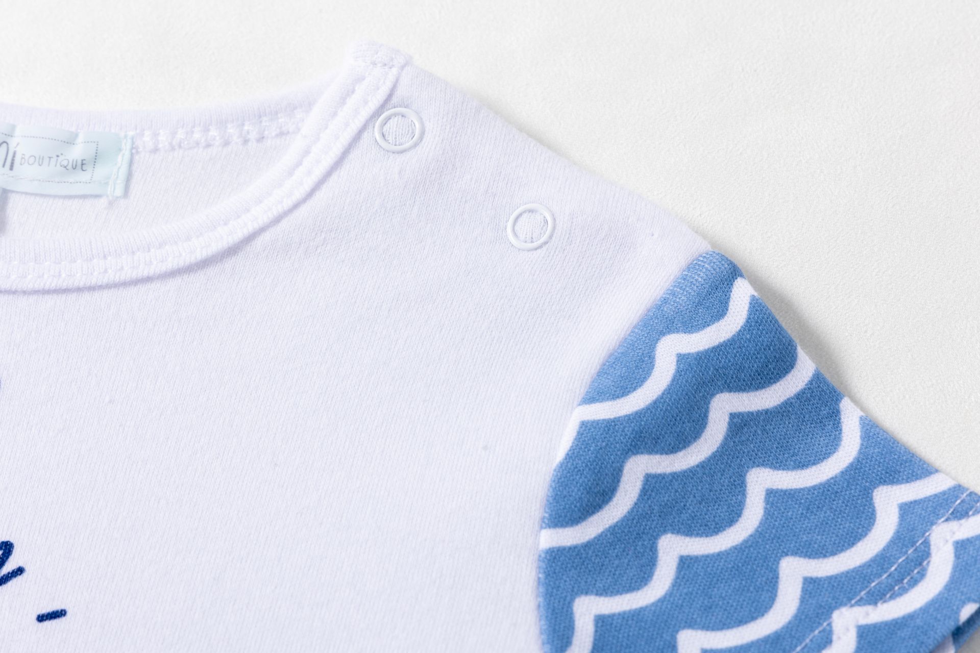 Pijama de manga curta Peixinhos