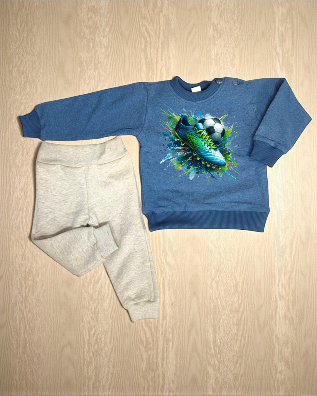 Conjunto cardado Futebol - EXCLUSIVO PIRRALHOS