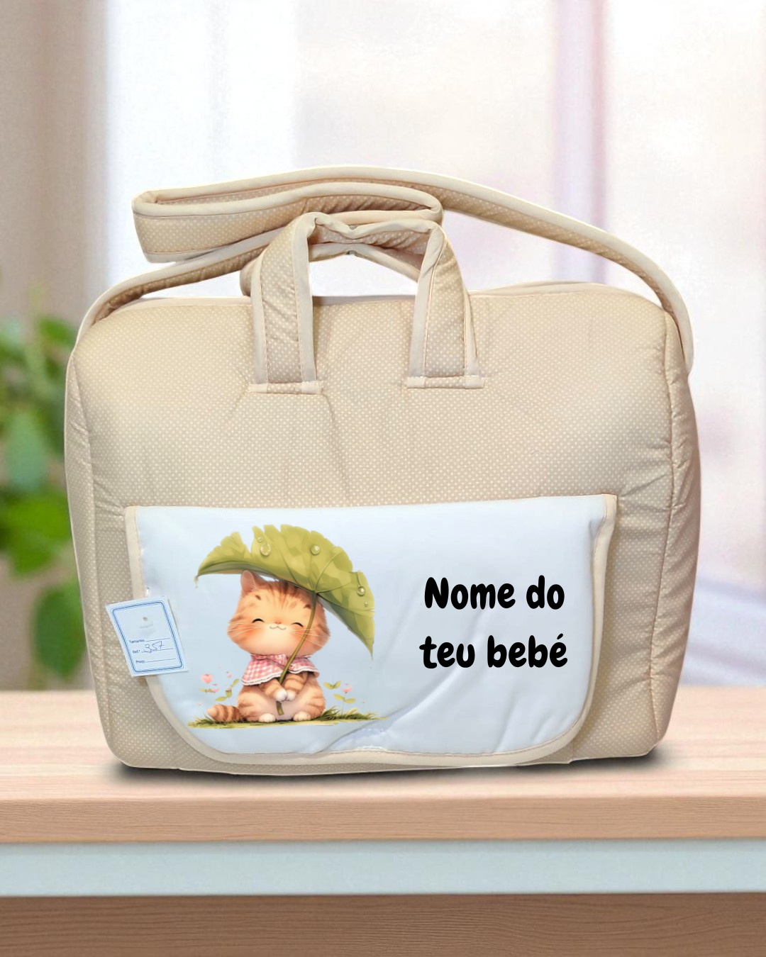 Mala de maternidade Gatinho à chuva