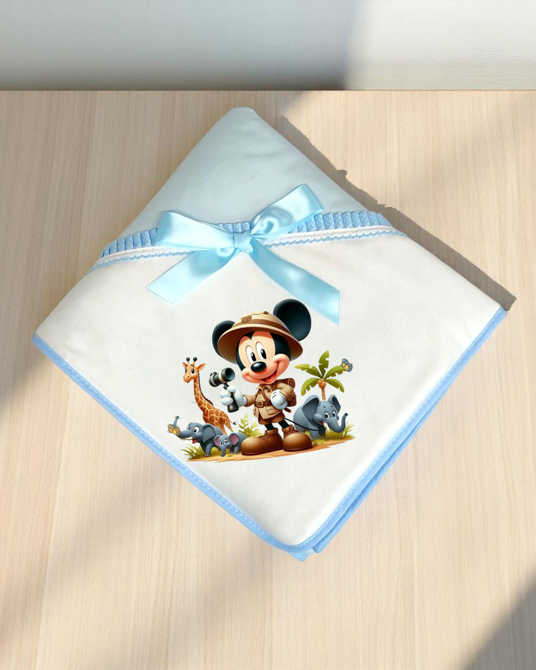 Manta de algodão Mickey Safari - Exclusivo PIRRALHOS - 6 Cores à escolha