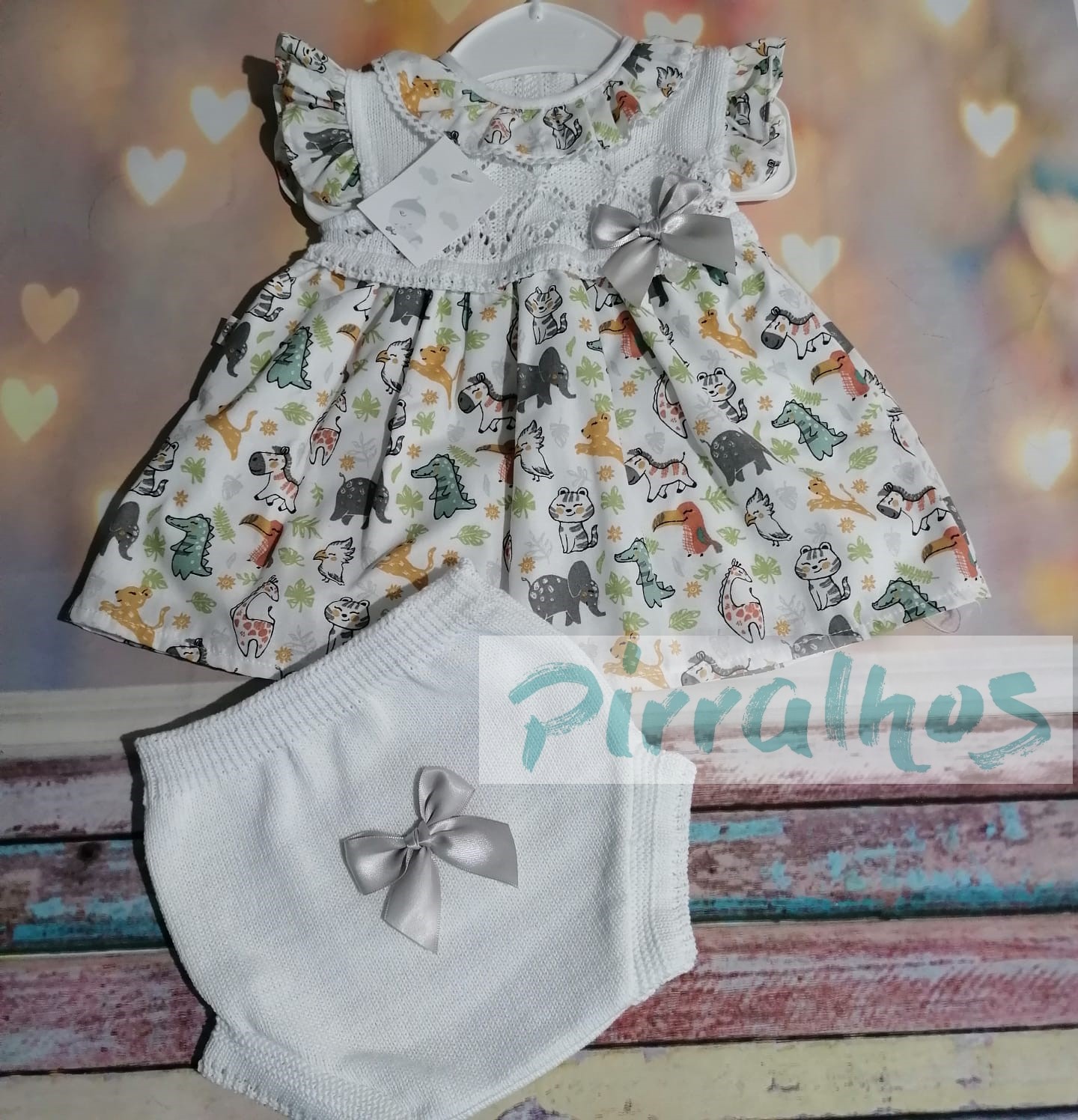 Vestido de malha com cueca