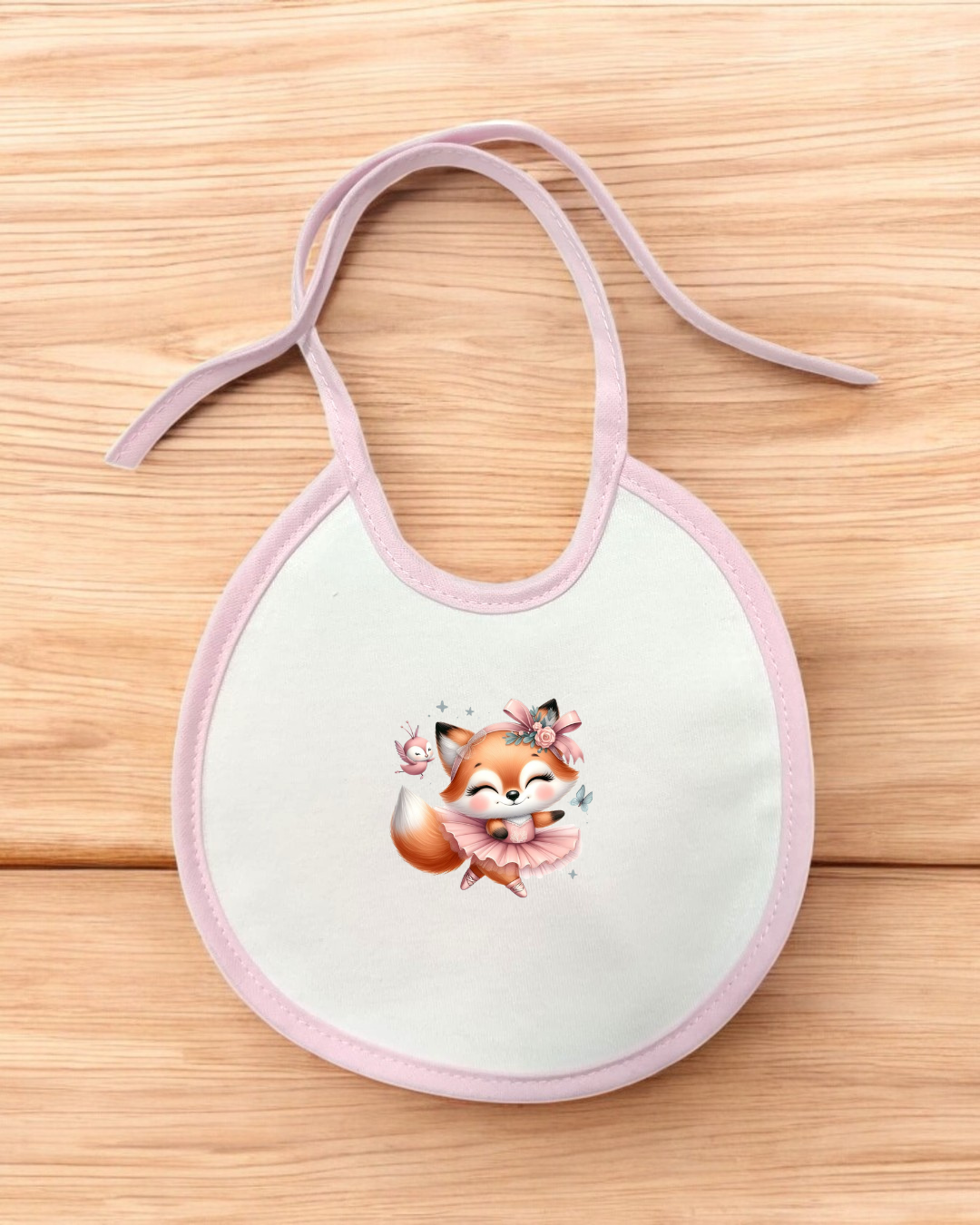 Babete impermeável redondo Esquila Bailarina - 12 cores à escolha, Exclusivo Pirralhos