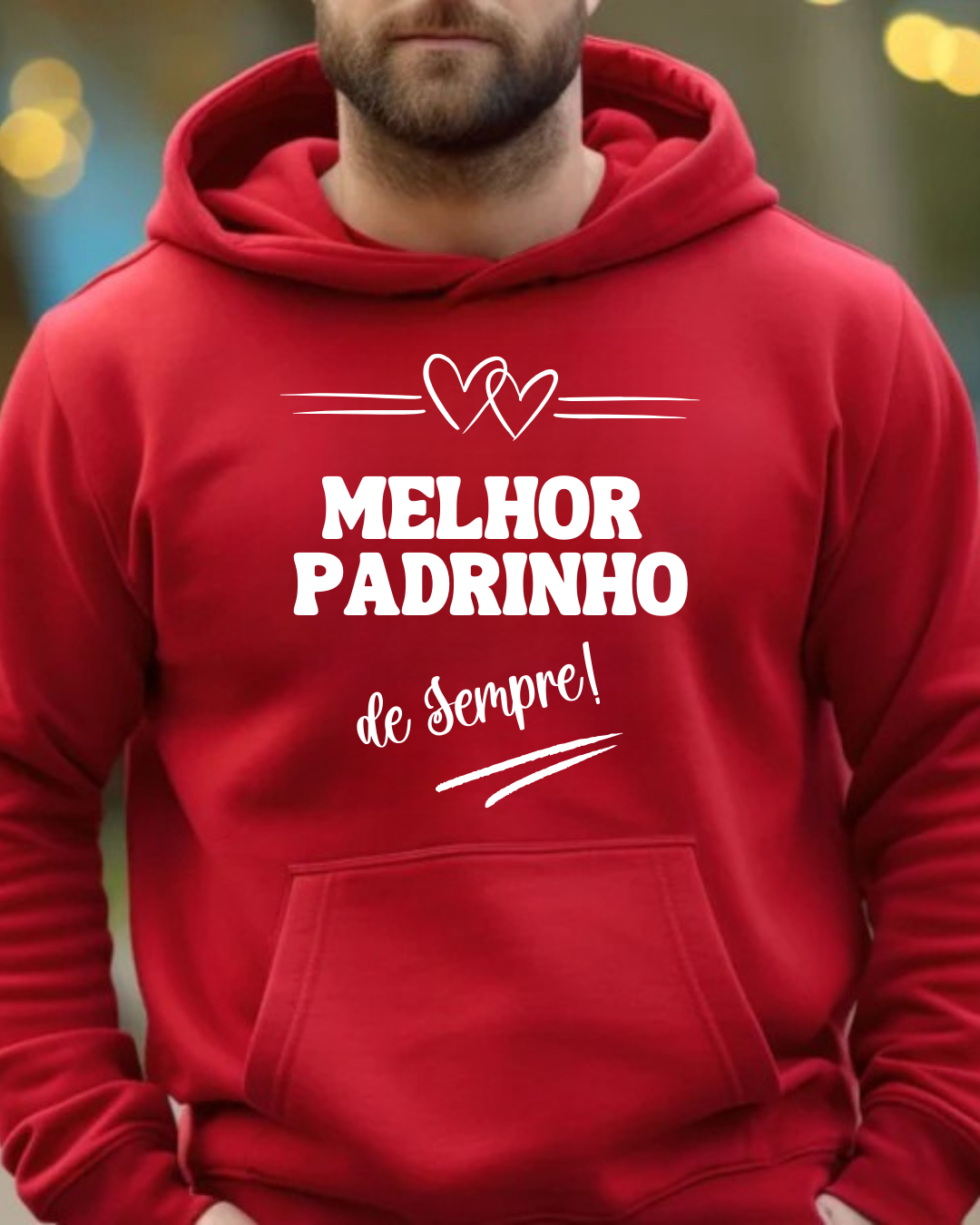 Hoodie - Melhor padrinho de sempre!