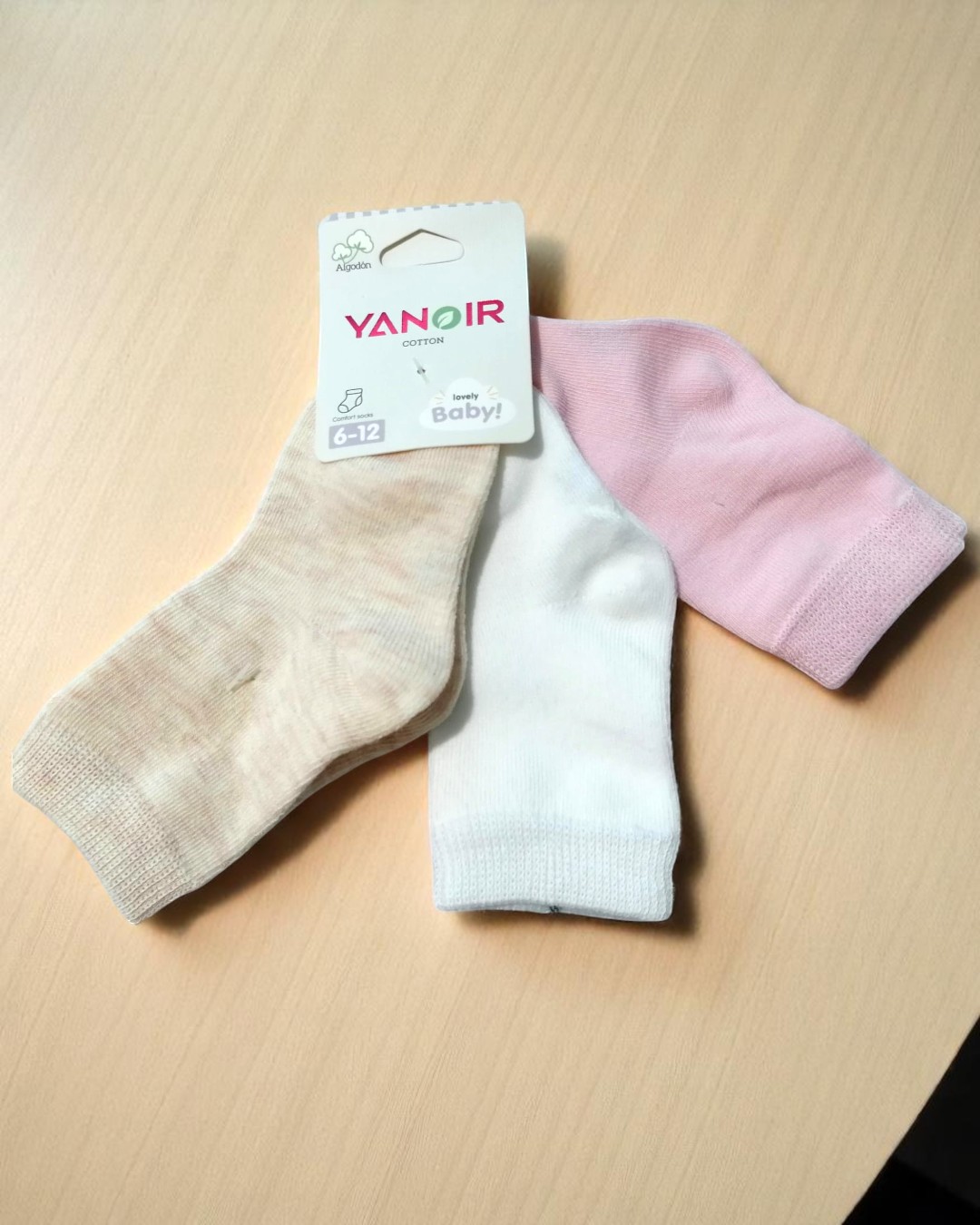 Meias bebé - pack de 3 pares