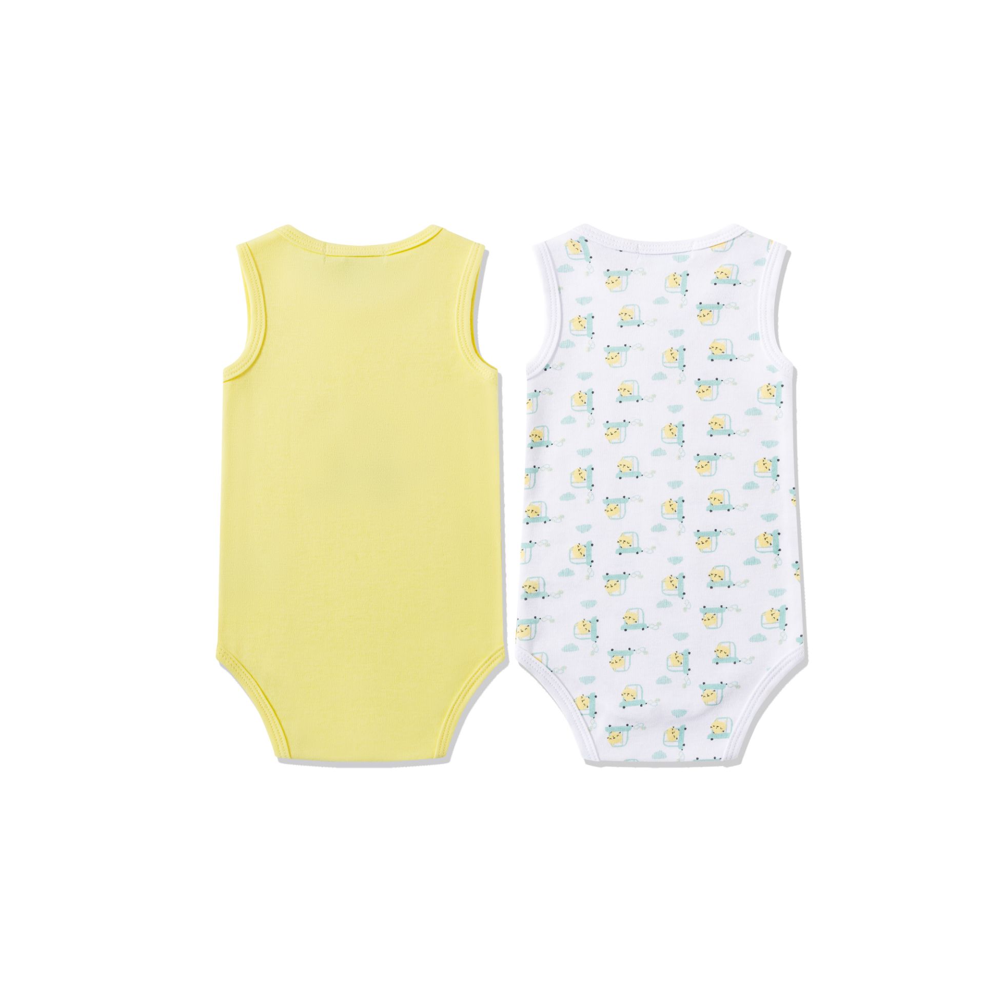 Pack de 2 bodys de manga cava Happy Today