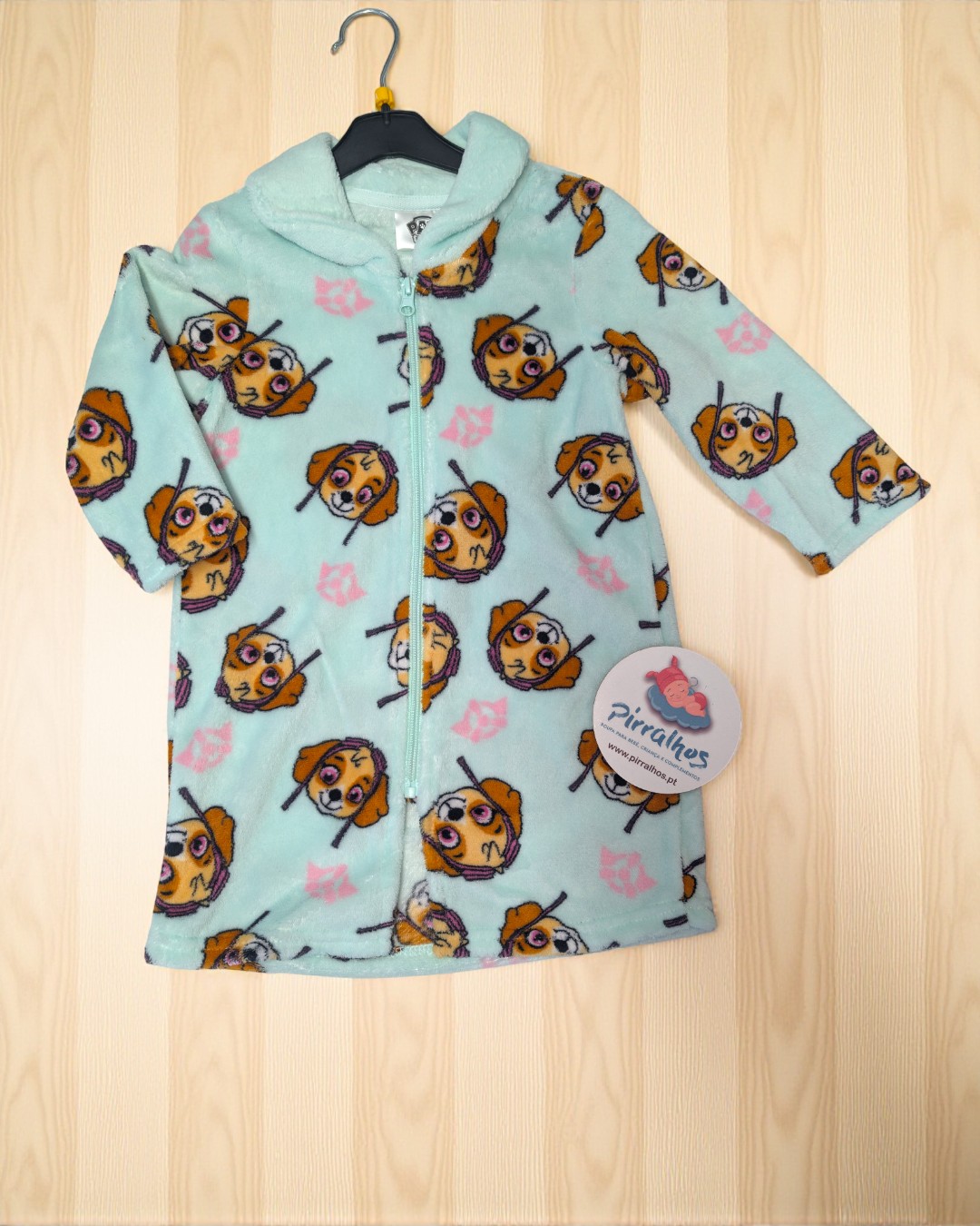 Roupão de coralina Patrulha Pata Menina
