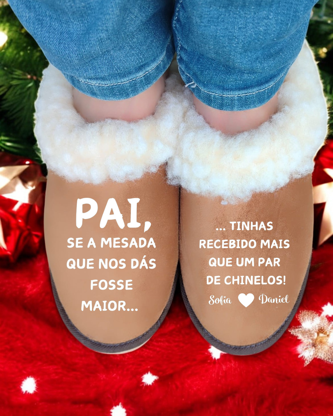 Chinelos Personalizados "Mesada do pai"