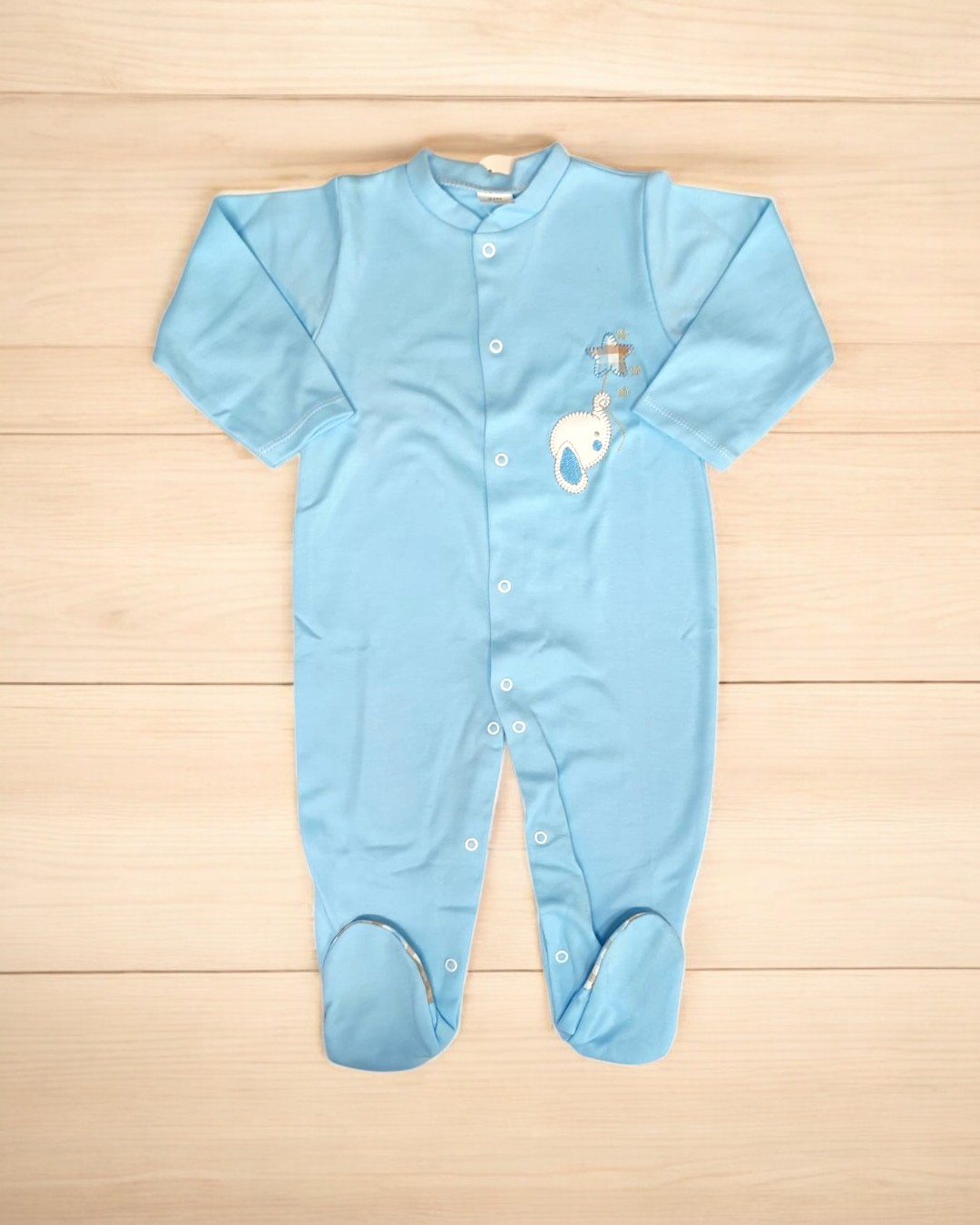 Babygrow de algodão Elefante