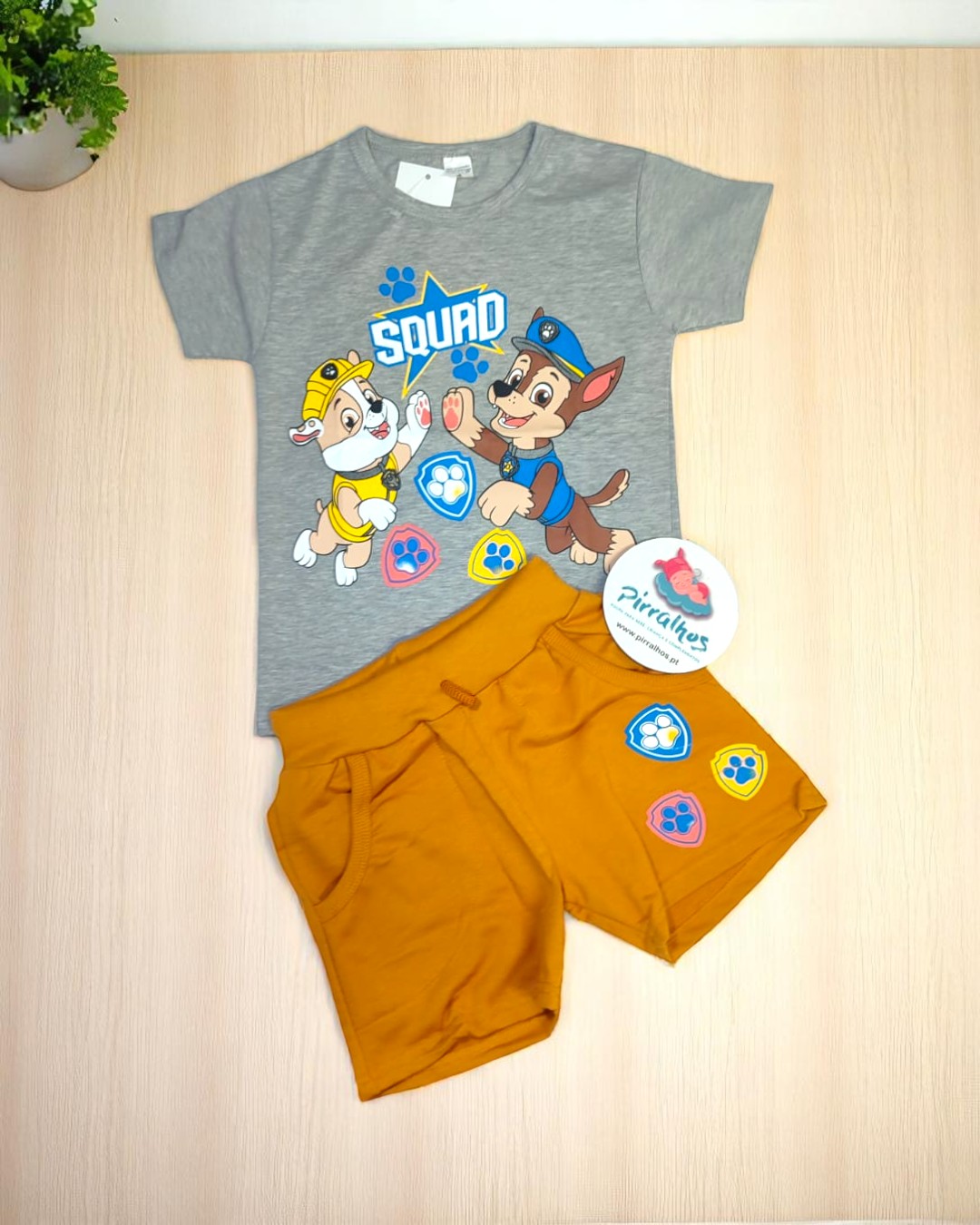 Conjunto Patrulha Pata Squad