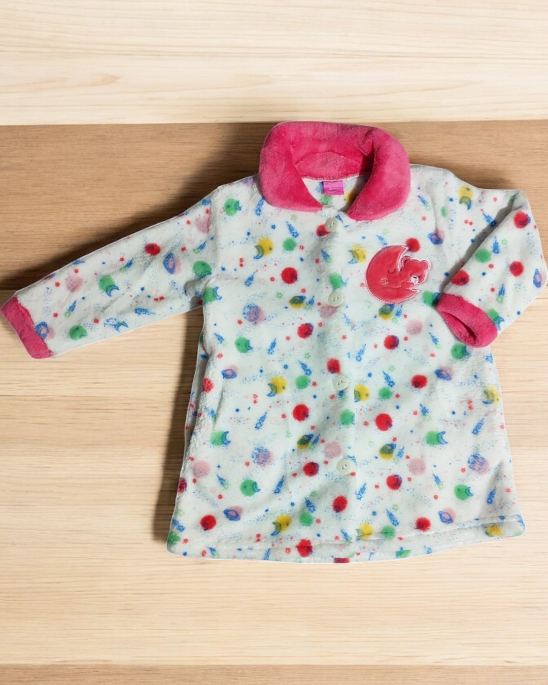 Roupão de coralina Ursinho na lua