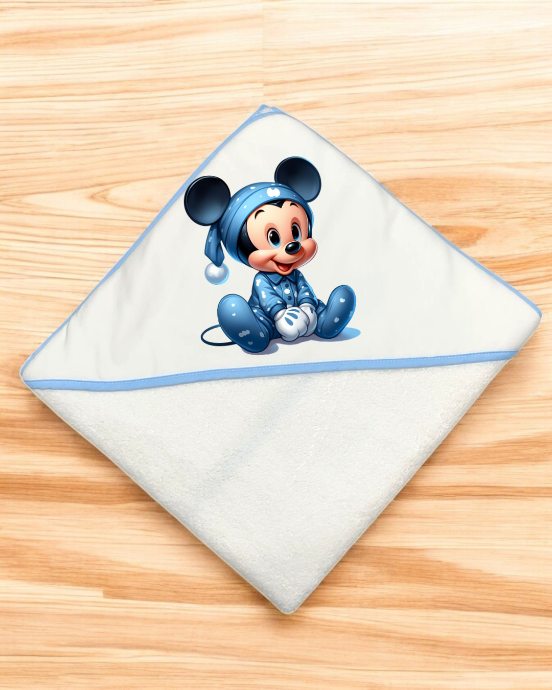 Toalha de banho Mickey Pijama - EXCLUSIVO PIRRALHOS - 18 cores à escolha, 2 medidas à escolha