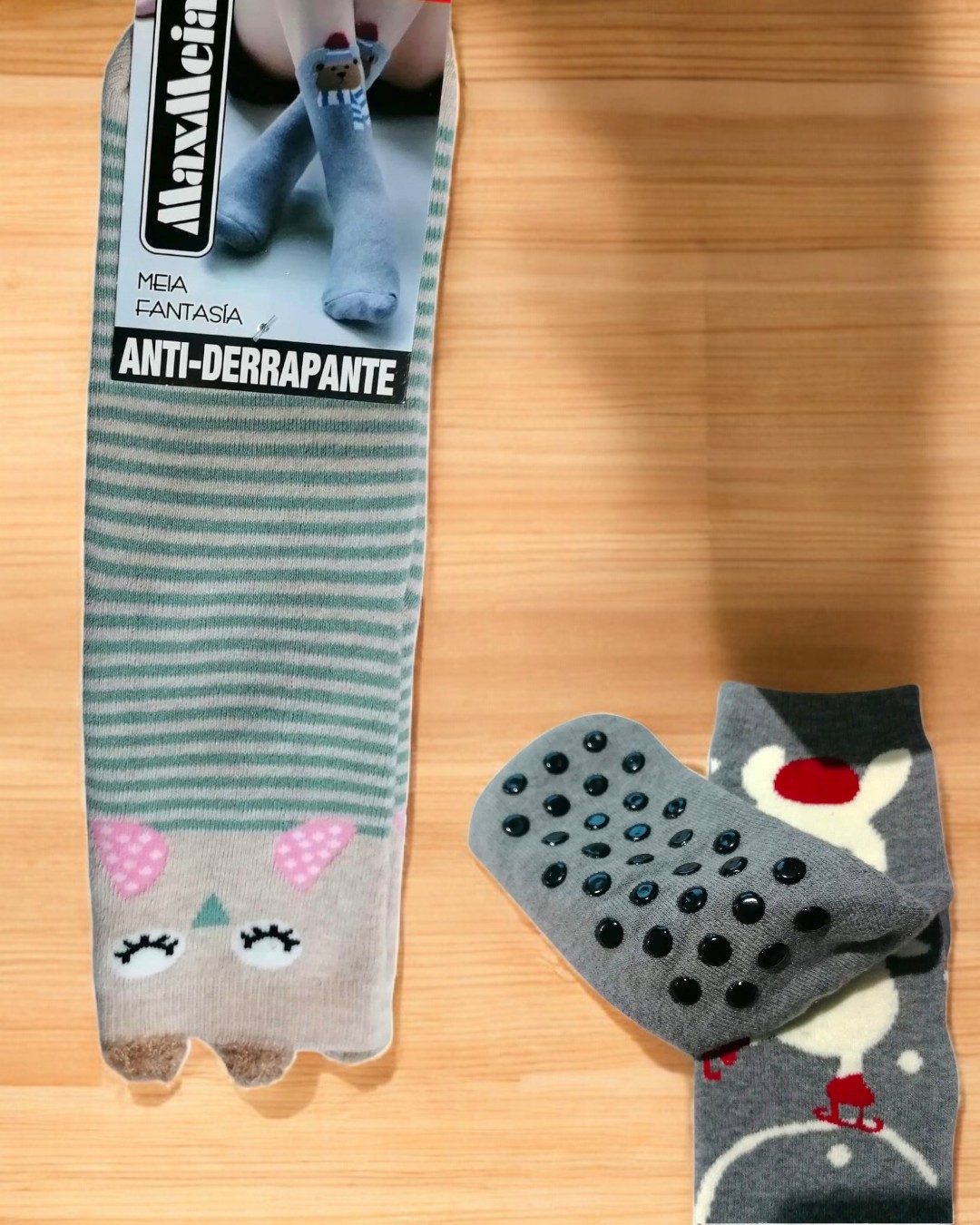 Meias Térmicas, antiderrapantes criança