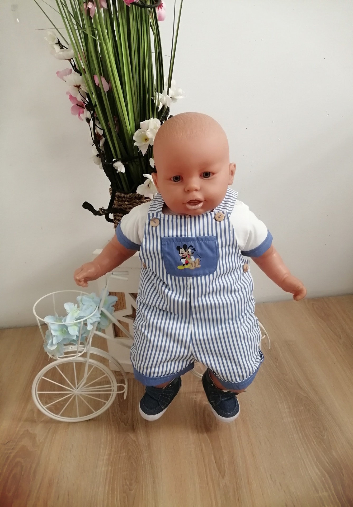 Conjunto Jardineira Mickey