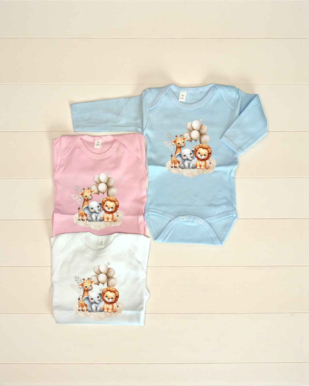 Body cardado - Animais da Selva - Exclusivo Pirralhos