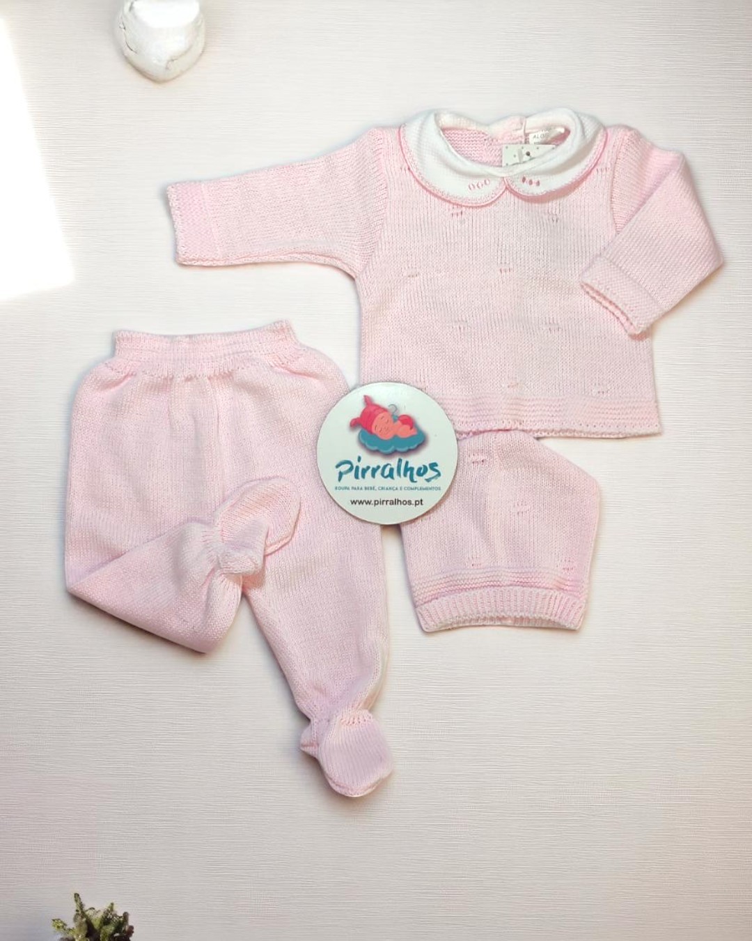 Conjunto de três peças Golinha