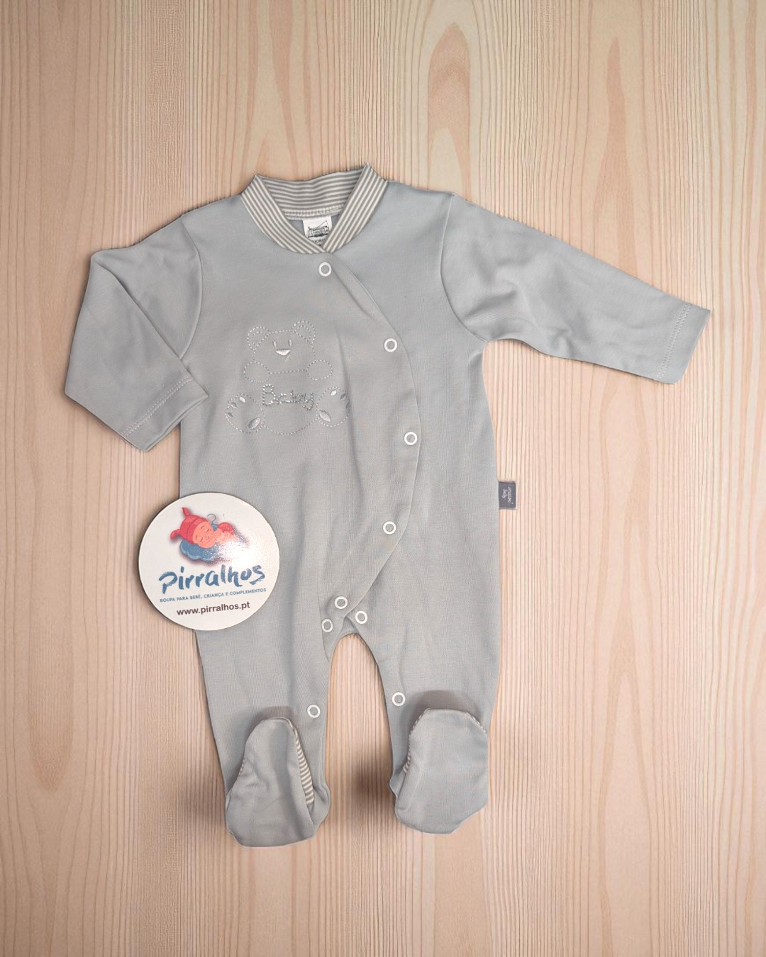 Babygrow de algodão Ursinho baby