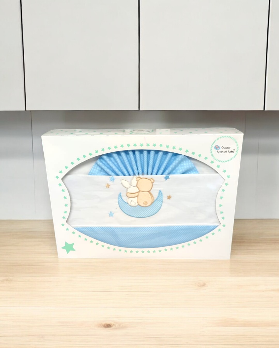 Lençóis de algodão berço MAXI Amigos na lua