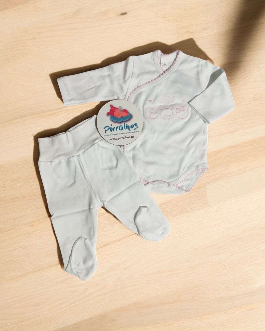 Body com calça Bebé